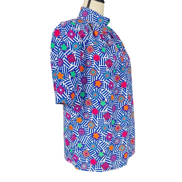 Helene St. Marie Short Sleeve Blouse - Picture 2 of 5